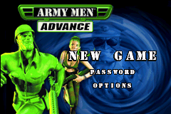Army Men Advance Title Screen